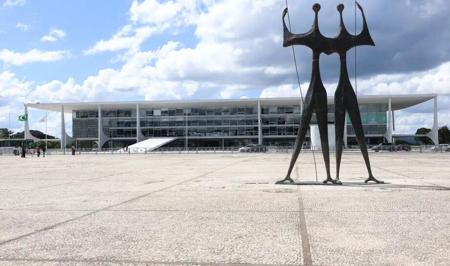 Parte da Praça dos Três Poderes, em Brasília