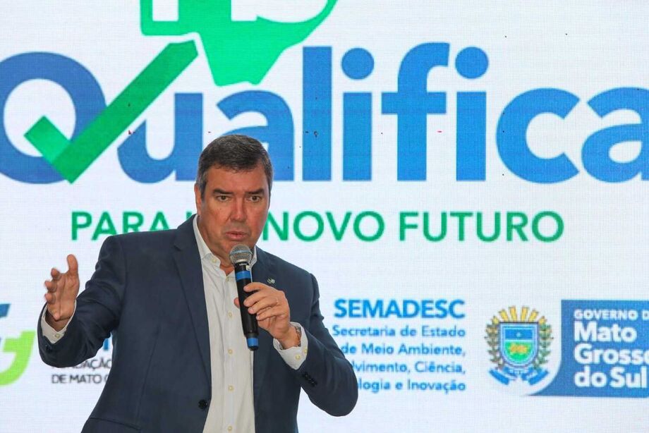 Governador Eduardo Riedel lançou o MS Qualifica