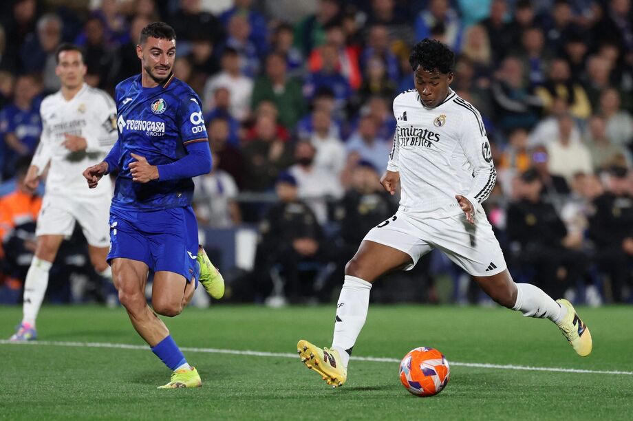 Endrick pecou em finalizações que poderiam ter ajudado merengues a conquistar vitória mais tranquila sobre o Getafe.