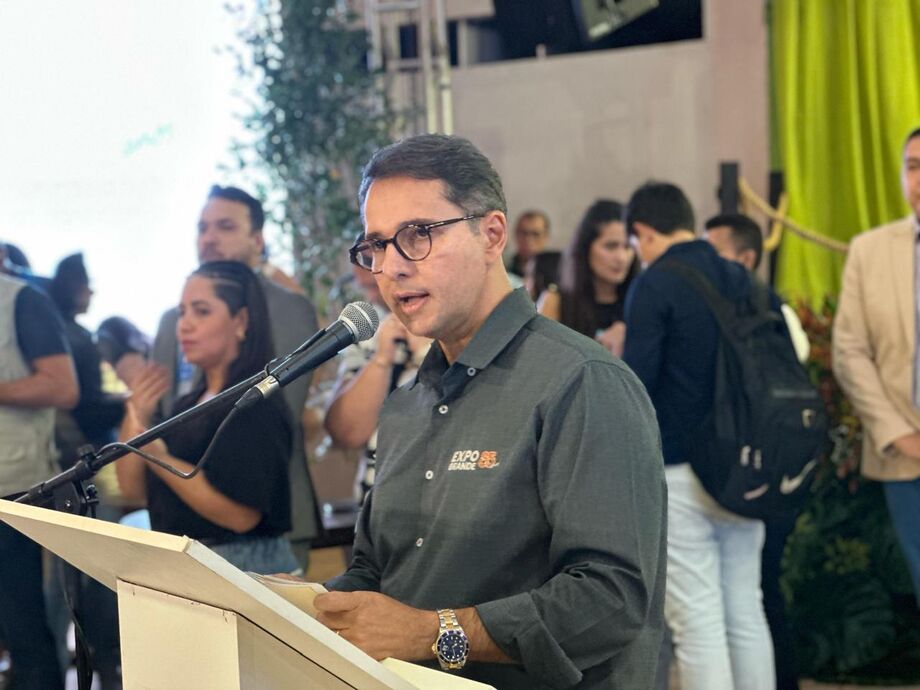 O presidente da Acrissul, Guilherme Bumlai destacou a importância da Expogrande para o cenario do agro de MS