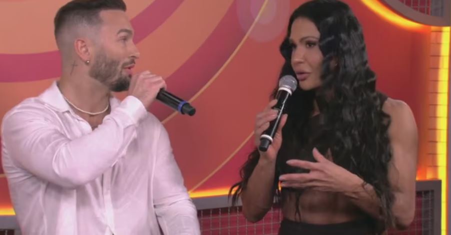 Diego Hypolito e Gracyanne Barbosa se reencontraram após o fim do BBB 25