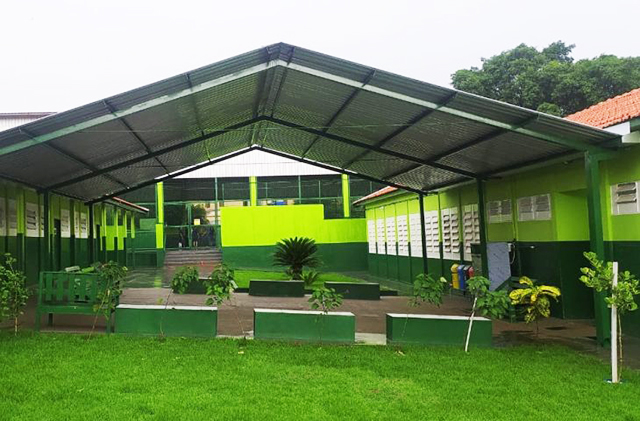 Reeducandos reformam escola pública em Campo Grande e contribuem para transformar o ambiente escolar e suas próprias trajetórias