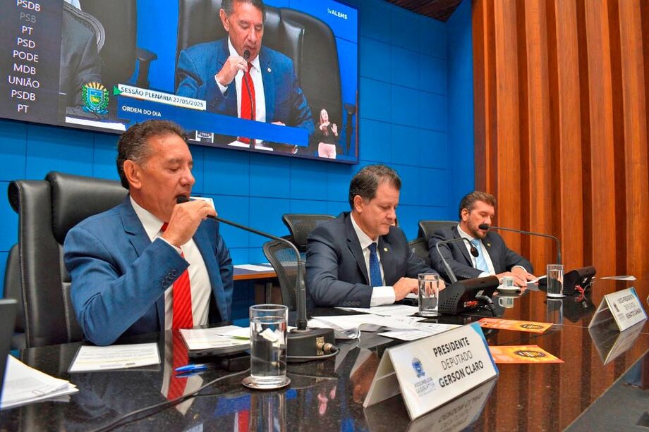 Sessões são transmitidas ao vivo pelos canais oficiais da ALEMS