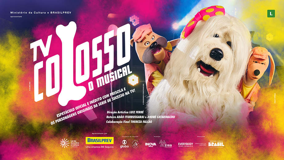 O espetáculo, chamado TV Colosso O Musical, comemora os 30 anos do programa que marcou época na televisão.