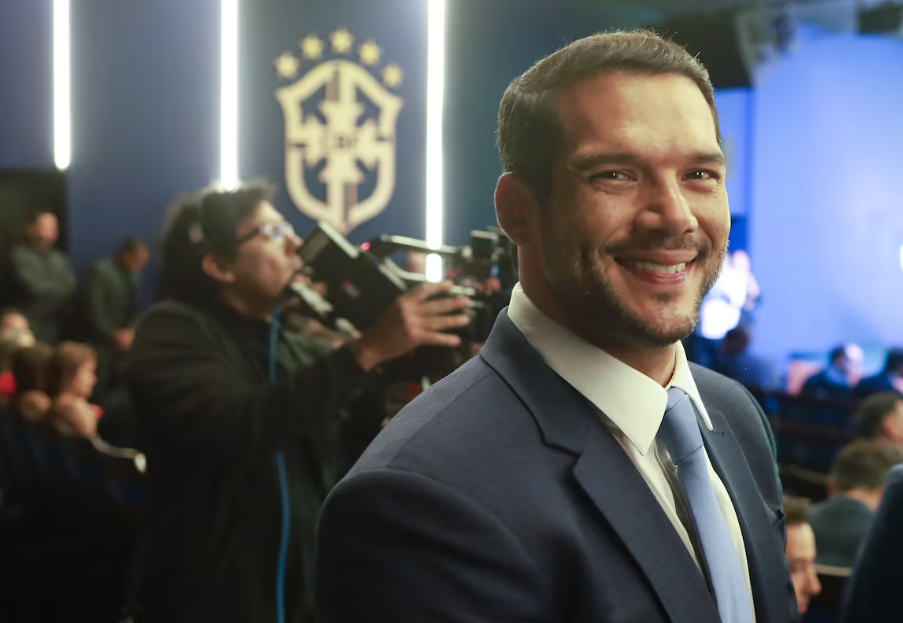 Samir Xaud foi confirmado como novo presidente da CBF após Assembleia Eleitoral na sede da entidade neste domingo, 25.