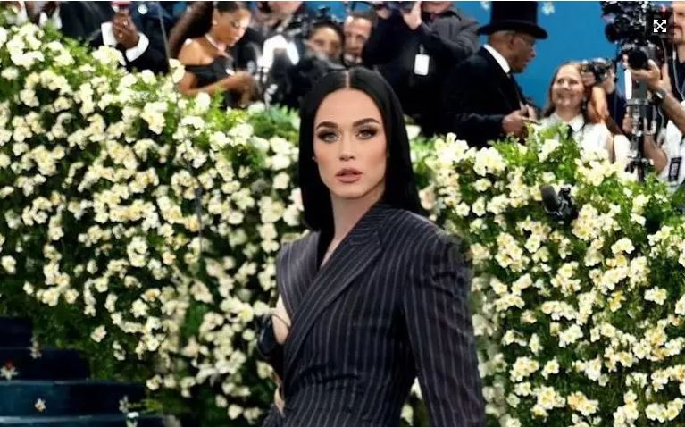 Imagem de Katy Perry criada por IA para o Met Gala 2025
