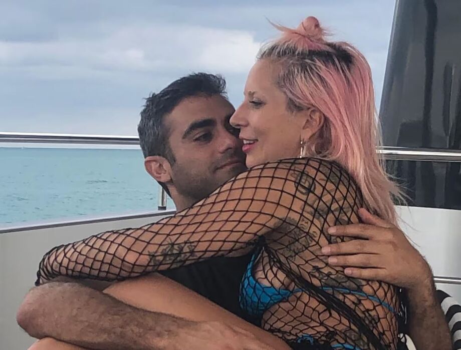 Lady Gaga e Michael Polansky em foto publicada por Gaga no Instagram em 2020