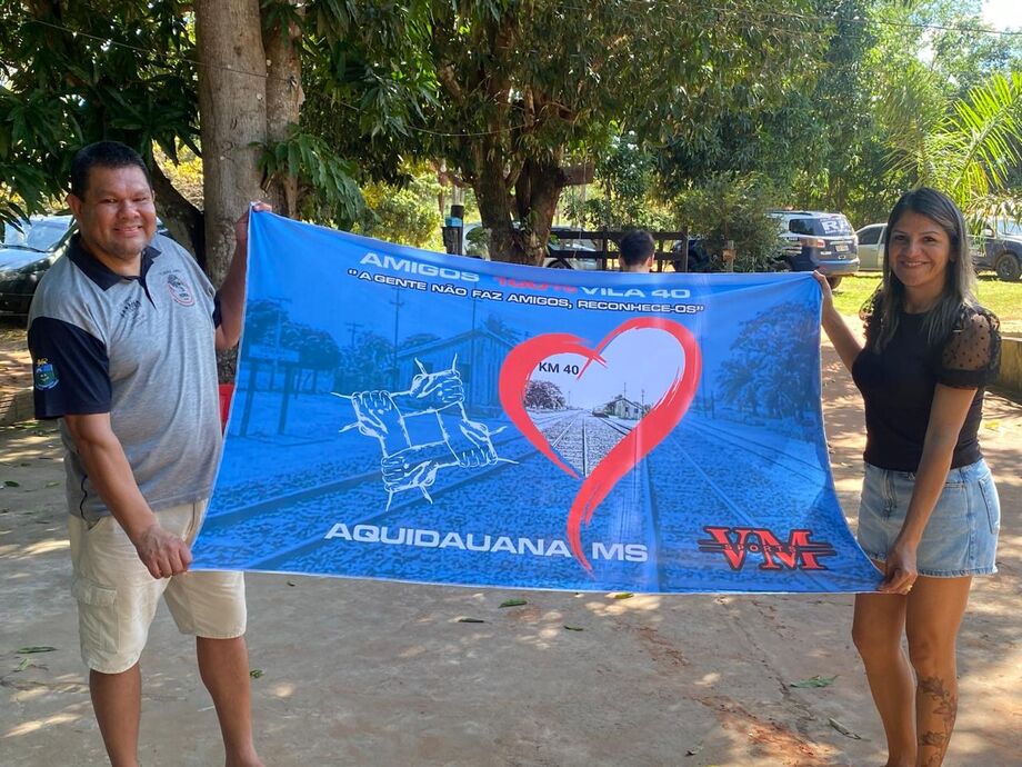 Luciano e Helena, os anfitriões do Pesqueiro