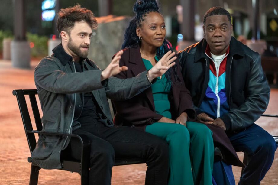 Daniel Radcliffe, Erika Alexander e Tracy Morgan na primeira imagem de 'The Fall and Rise of Reggie Dinkins'