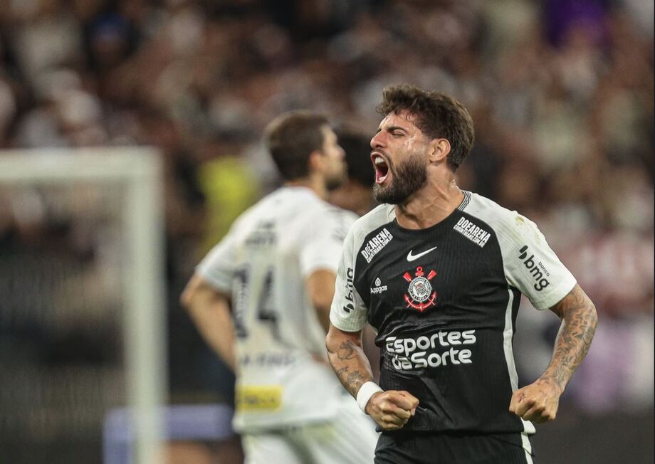 Yuri Alberto fez seu quinto gol em cima do Santos com a camisa do Corinthians.