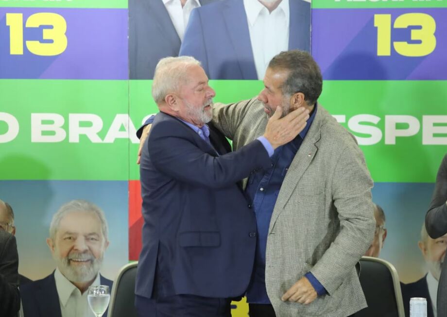 Encontro de Lula e Carlos Lupi, em São Paulo, durante a campanha eleitoral de 2022