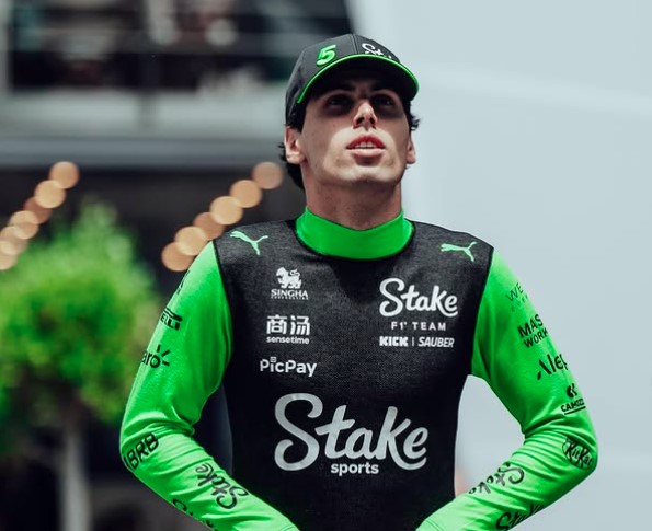 O piloto de F1, Gabriel Bortoleto