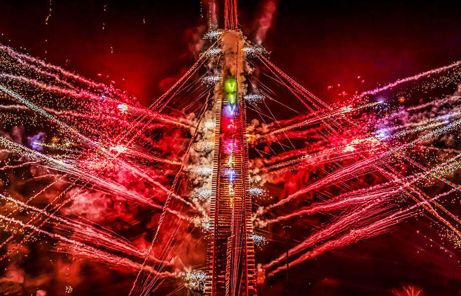 Festa da Fogueira em Jateí começa dia 27 com shows, rodeio e a tradicional fogueira gigante acesa na madrugada de sábado para domingo.