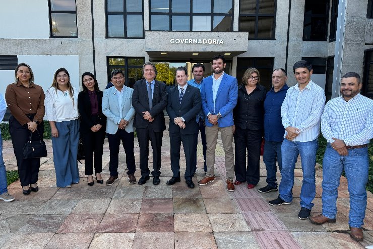 O deputado estadual Caravina esteve presente em mais uma agenda do programa MS Ativo Municipalismo
