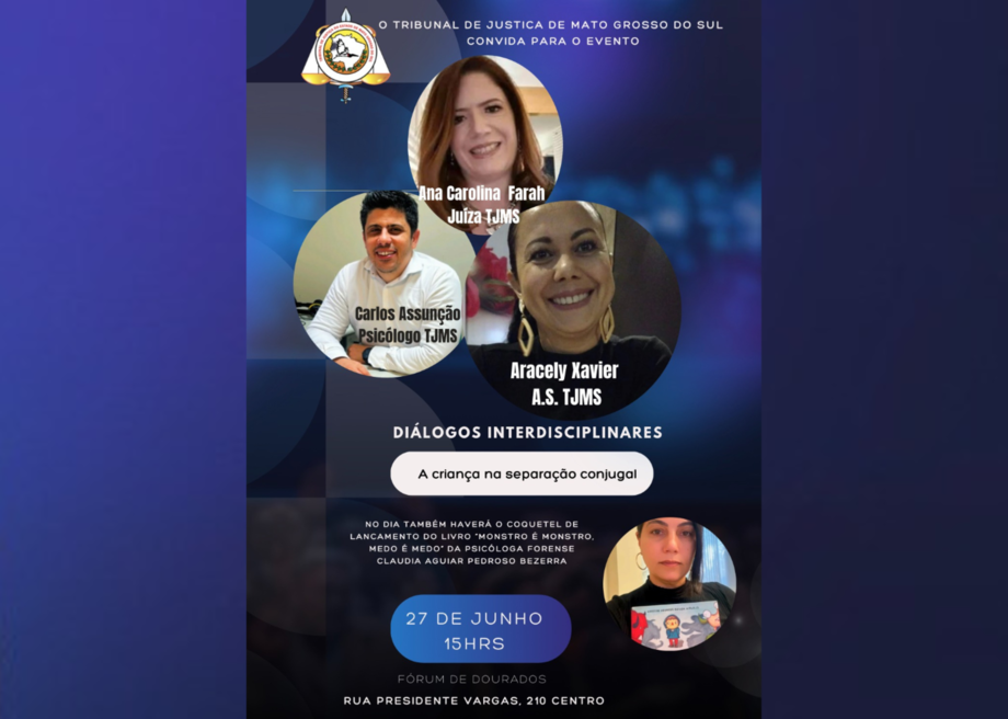 TJ promove evento com temática de separação conjugal no fórum de Dourados