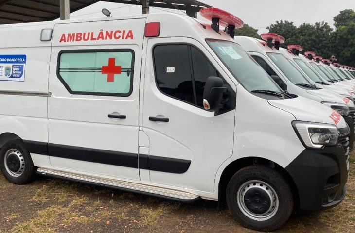 Governo de MS entrega 46 veículos a 40 municípios para reforçar saúde e combate a endemias.