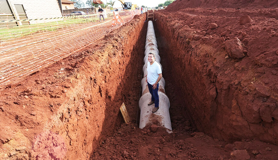 Prefeito acompanha obra que deve durar em média um ano no Parque dos Jequitibás