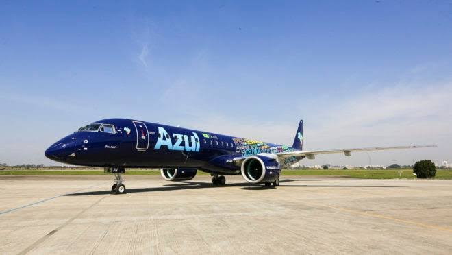 =Aeronave da Azul fazia trajeto entre Congonhas (SP) e Santos Dumont (RJ).