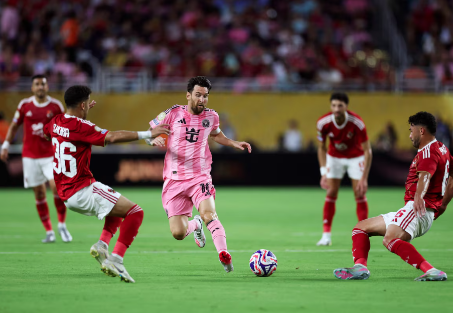 Al-Ahly e Inter Miami, de Messi, fizeram a partida de abertura do Mundial de Clubes da Fifa.