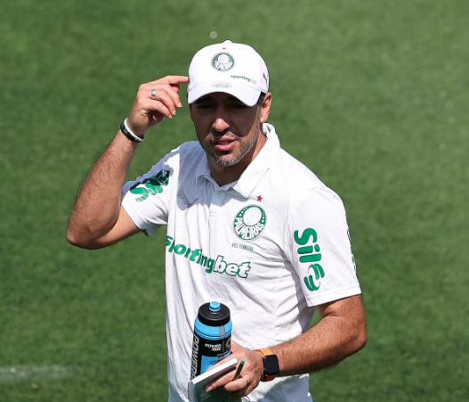 O técnico do Palmeiras, Abel Ferreira