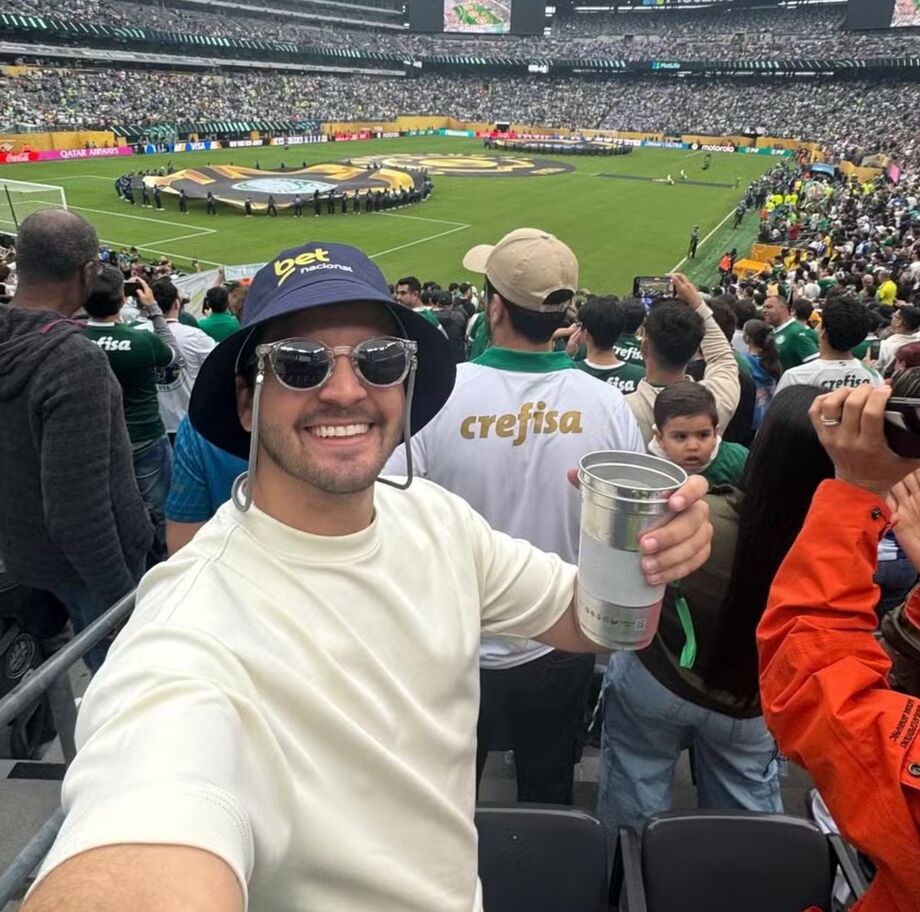 Raphael Nóbrega acompanhou Palmeiras x Porto