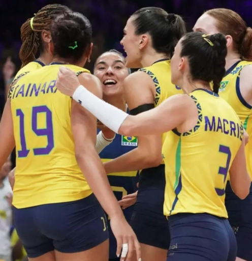 Brasil superou a Bélgica por 3 sets a 1 pela Liga das Nações nesta quarta-feira.