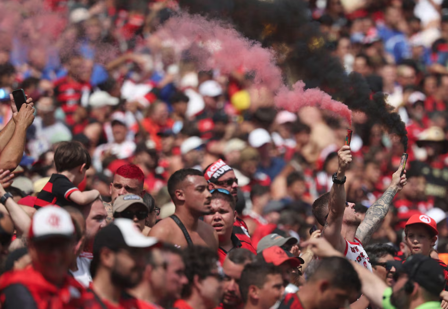 Flamengo bate recorde de público entre os brasileiros no Mundial de Clubes.