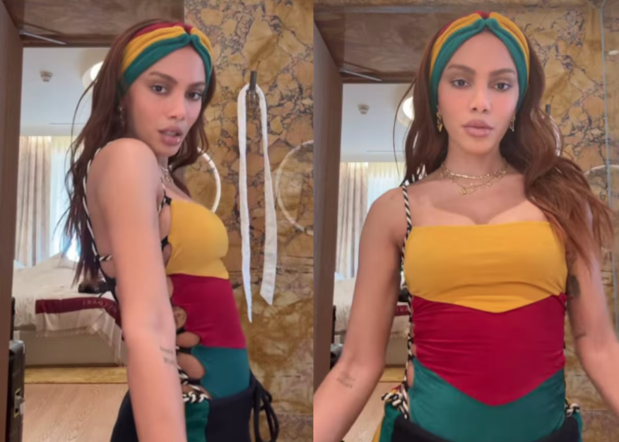 A cantora Anitta aparece no Instagram após período afastada e choca internautas: 'Debutou novo rosto'.
