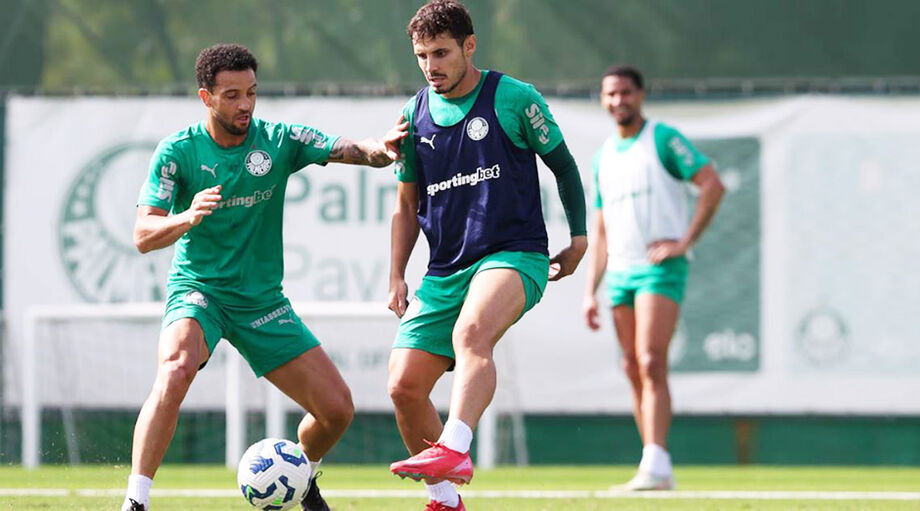 Com treino tático e foco em bolas paradas, Abel Ferreira ajustou os últimos detalhes para o primeiro Dérbi da história no torneio.