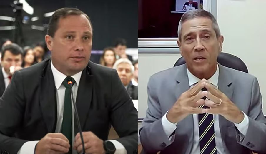 Mauro Cid e Walter Braga Netto estão frente a frente no STF.