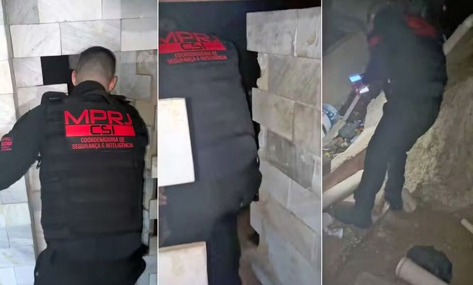Processo de demolição de prédios do tráfico com piscina, área gourmet e passagem secreta começou hoje na Rocinha, no Rio.