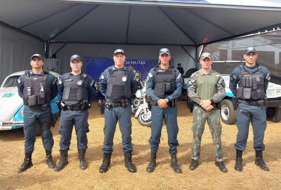 Além de garantir a segurança do evento com reforço no policiamento, a PM oferece um ambiente acolhedor aos visitantes