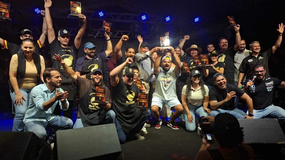 'Time Brasa' venceu a disputa do melhor hambúrguer da 3º edição do Festival do Hambúrguer