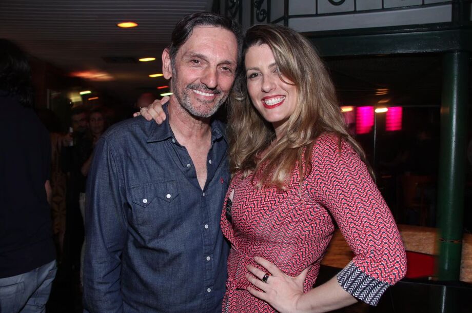 Paulo Miklos e Renata Galvão, fotografados em 2016