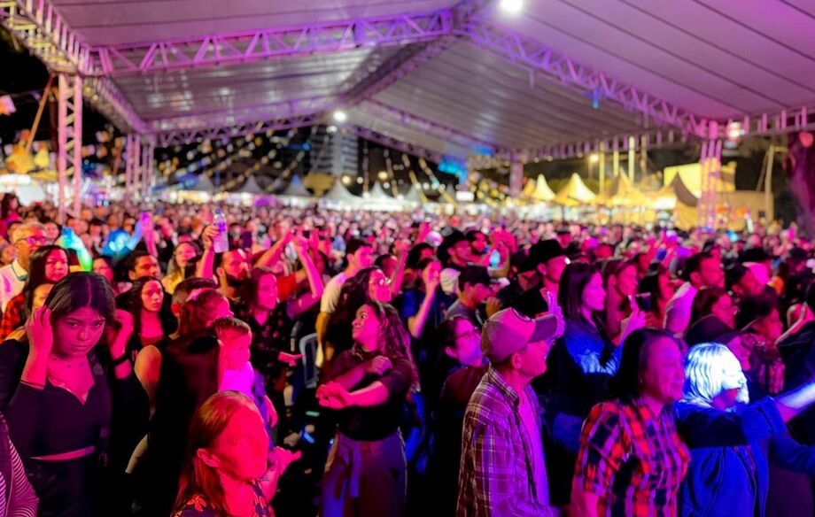 Praça do Rádio Clube foi palco de celebrações culturais, religiosas e musicais durante o Arraial de Santo Antônio