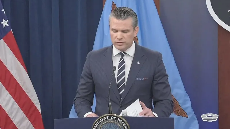 Pete Hegseth, secretário de Defesa dos EUA