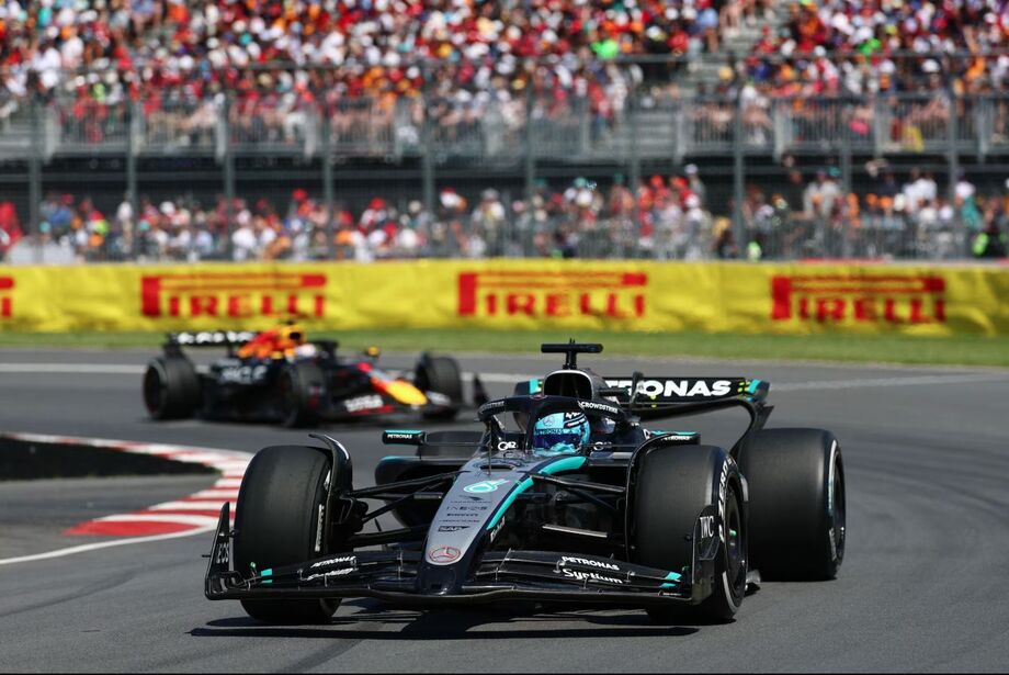 George Russell durante o GP do Canadá de Fórmula 1