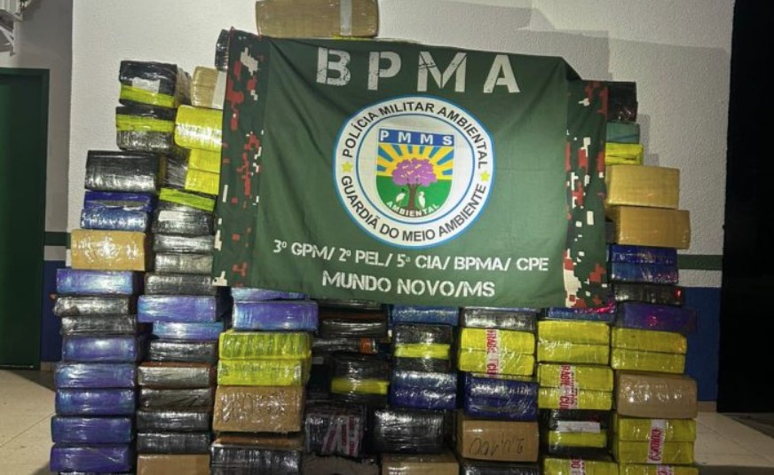 Apreensão representa um prejuízo estimado de R$ 4,27 milhões ao tráfico de drogas