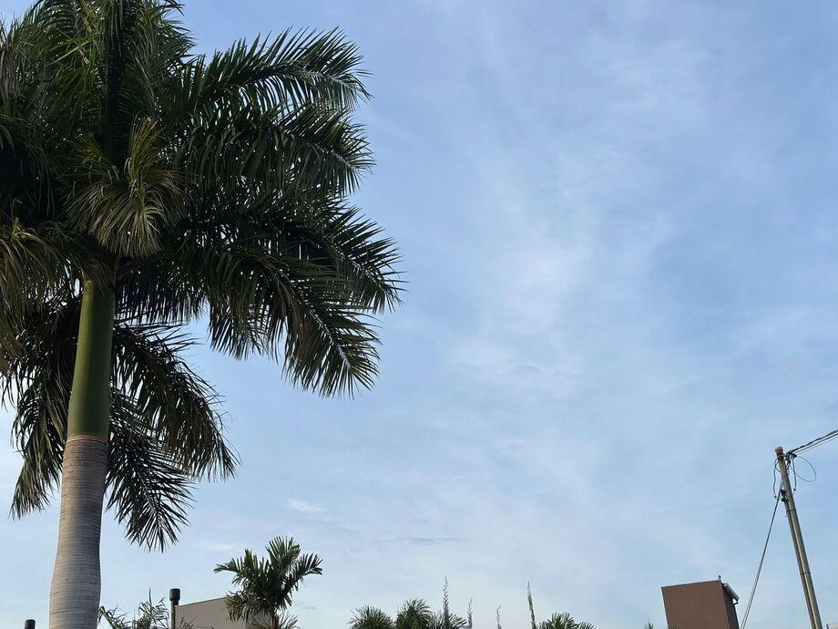 Céu azul predomina em parte de Mato Grosso do Sul nesta sexta-feira