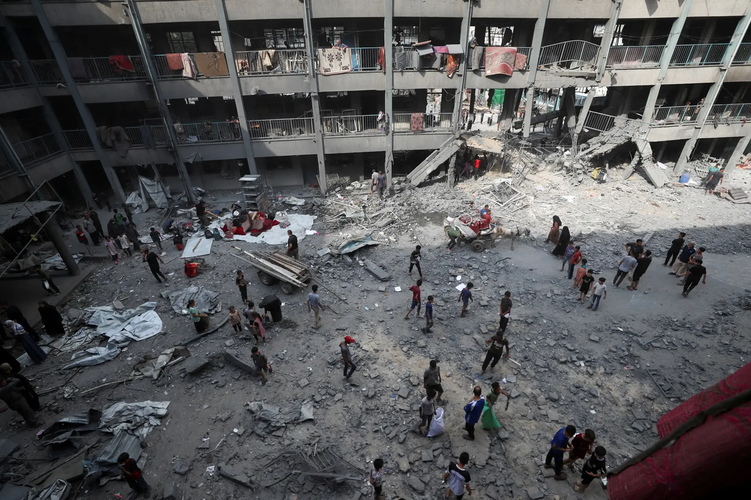 Israel destruída pela guerra