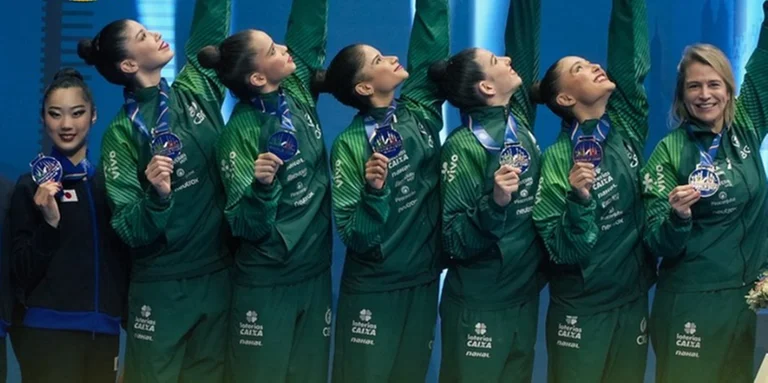 Brasileiras brilham em Milão e faturam ouro inédito na Copa do Mundo de ginástica rítmica