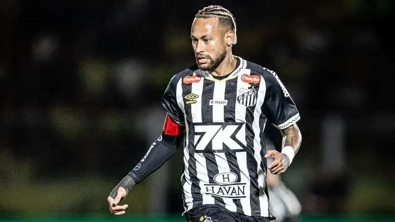 Neymar se incomoda com pergunta sobre físico e lamenta derrota do Santos: 'Faltou tudo'