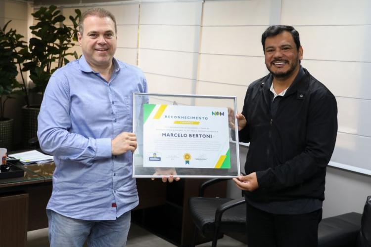 Presidente da Famasul é homenageado pela Câmara de Dourados por sua atuação em defesa do agronegócio sul-mato-grossense.