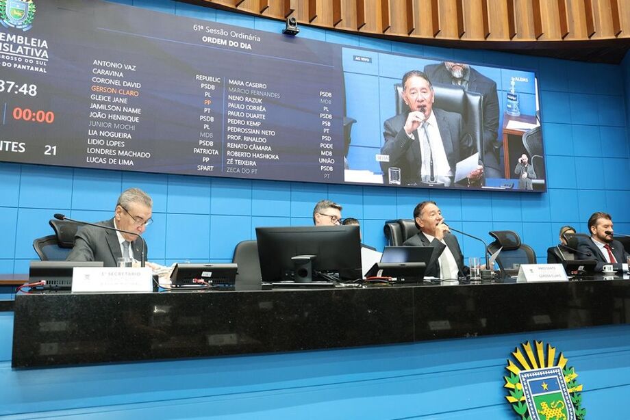Deputados estaduais aprovaram em segunda discussão a proposta da LDO na sessão de quarta-feira (9)