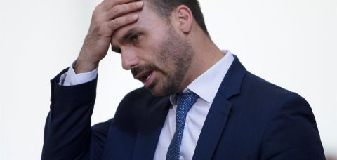 Eduardo Bolsonaro, filho do ex-presidente Jair Bolsonaro