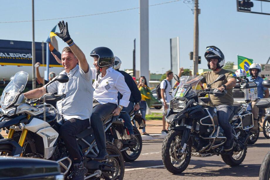 Bolsonaro quando esteve em Campo Grande nas eleições 2022