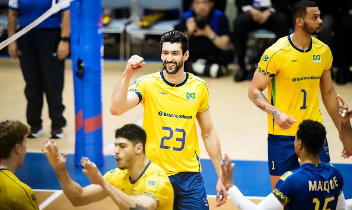 Brasil derrota Argentina na Liga das Nações Masculina