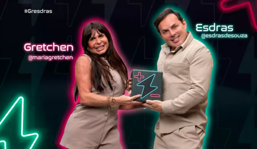 Gretchen e o marido Esdras desistiram da disputa no 'Power Couple' de 2025.