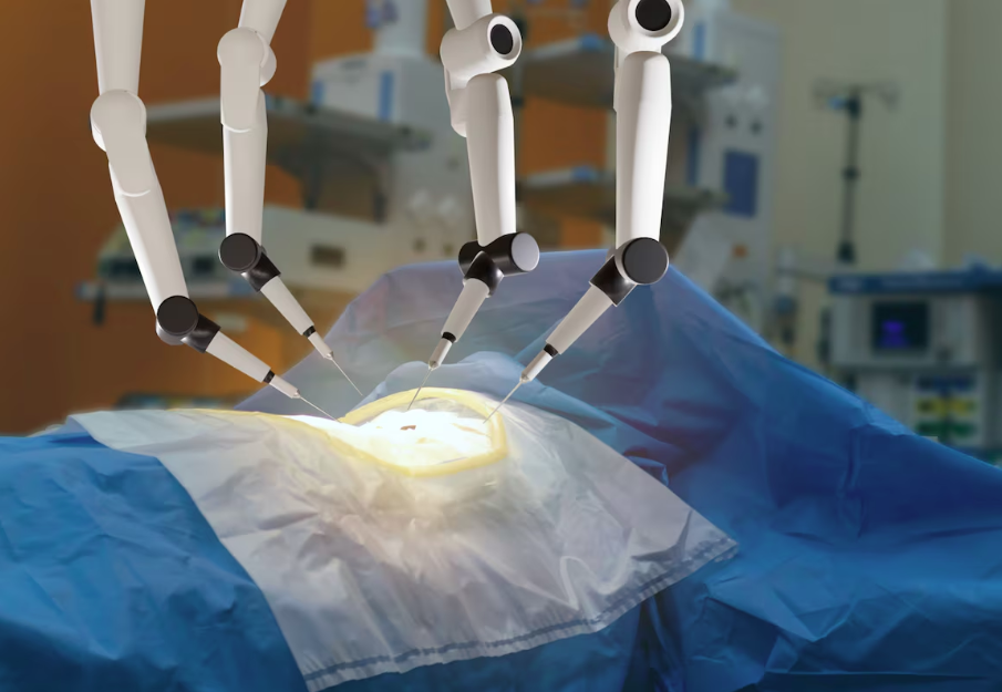 Hoje, robôs cirúrgicos são conduzidos por humanos, mas a nova tecnologia indica que seria possível utilizá-los a partir de IA .