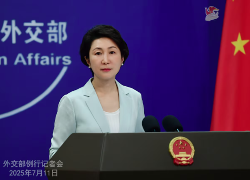 A porta-voz do Ministério das Relações Exteriores chinês, Mao Ning, criticou tarifaço de Trump contra o Brasil.